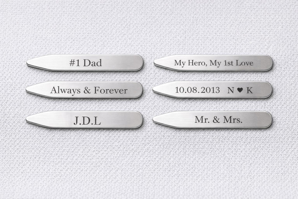 Custom Engraved Collar Stays – photo 5