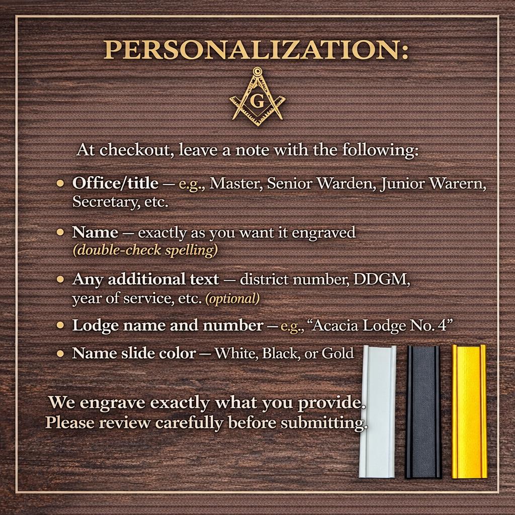 Master Mason Pocket Badge – photo 7
