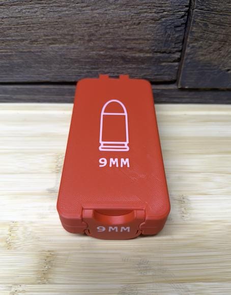 9mm Ammo Box – 50 Round, Engravable – photo 3