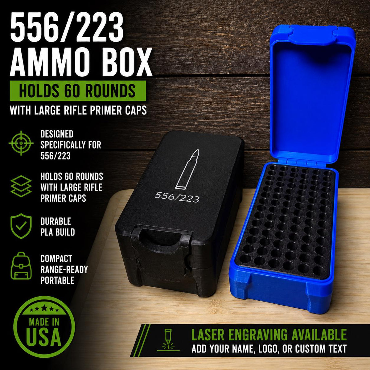 5.56 / .223 Ammo Box – 60 Round – photo 5