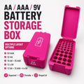 Battery Storage Box – AA, AAA & 9V