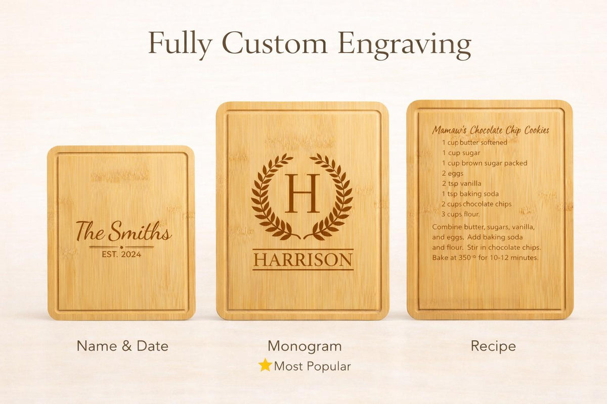 Personalized Bamboo Cutting Board
