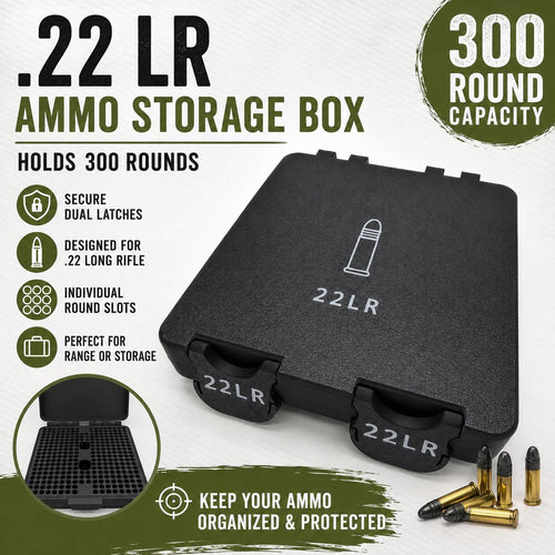 .22 LR Ammo Box – 300 Round