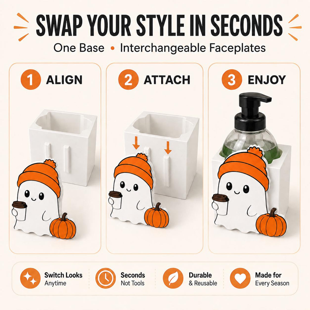 Ghost Soap Dispenser Cover – photo 4