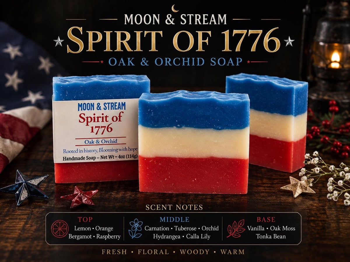 Spirit of 1776 Oak & Orchid Soap — image 1