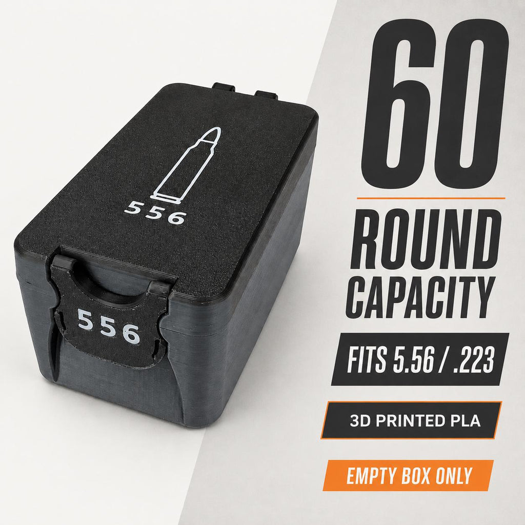 5.56 / .223 Ammo Box – 60 Round