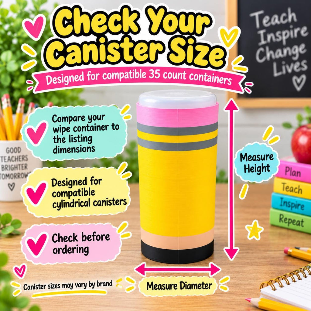 35-Count Pencil Wipe Canister Cover – photo 3