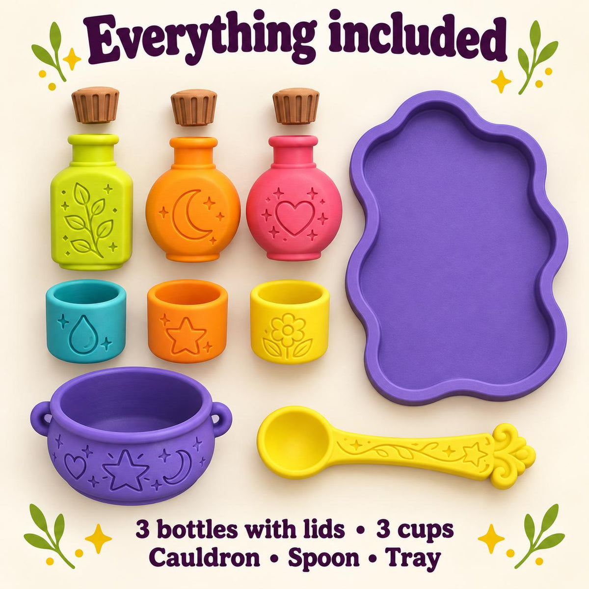 Kids Potion Play Set with Cauldron – photo 7
