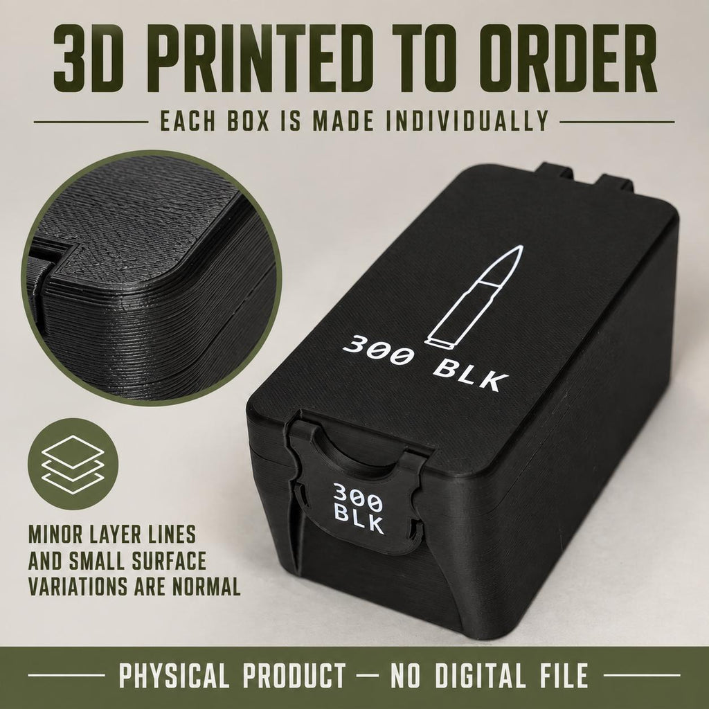 300 Blackout Ammo Box – 50 Round – photo 3