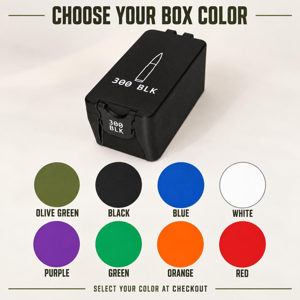 300 Blackout Ammo Box – 50 Round – photo 4