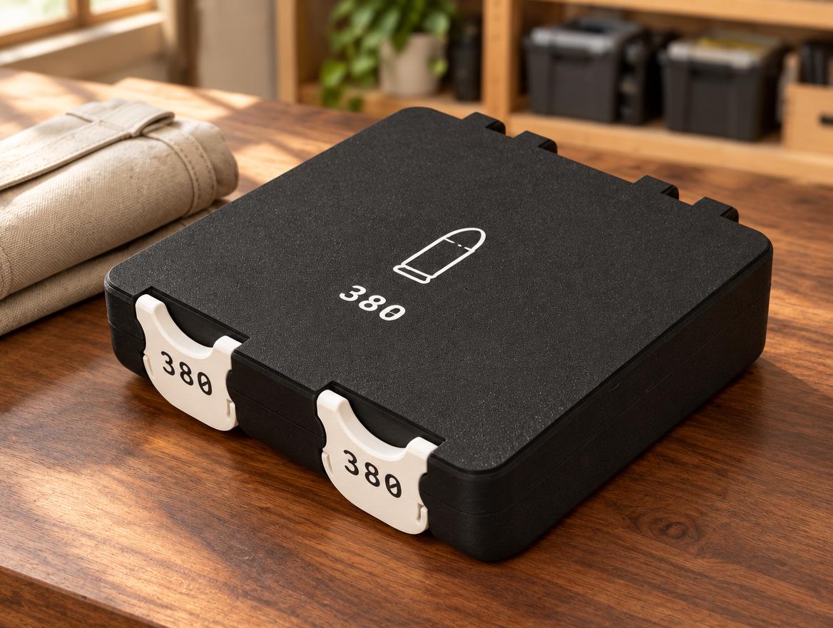 .380 ACP Ammo Box – 150 Round Double Case – photo 2
