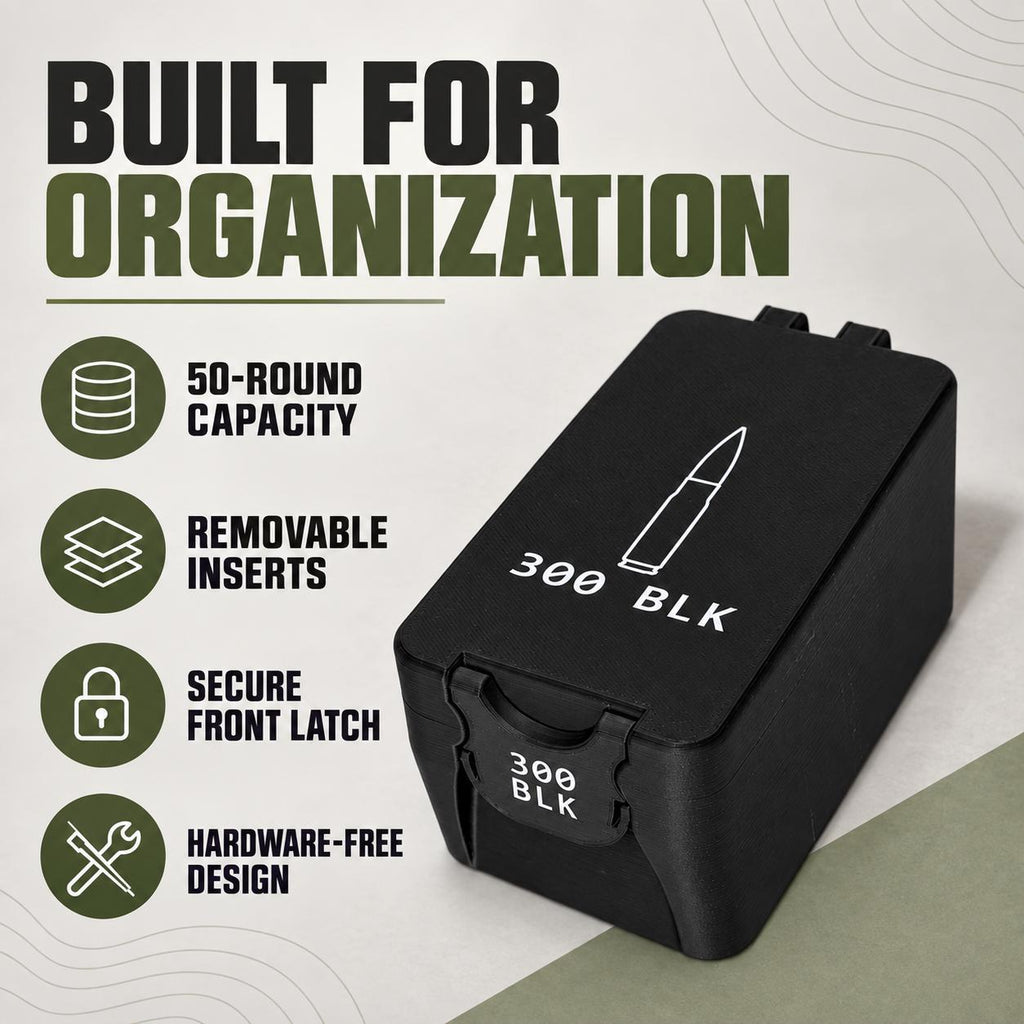 300 Blackout Ammo Box – 50 Round – photo 2
