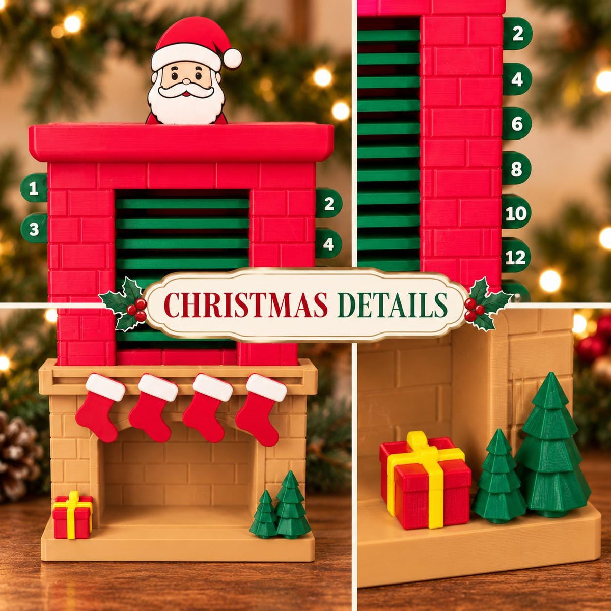 Santa Down the Chimney Advent Calendar – photo 5