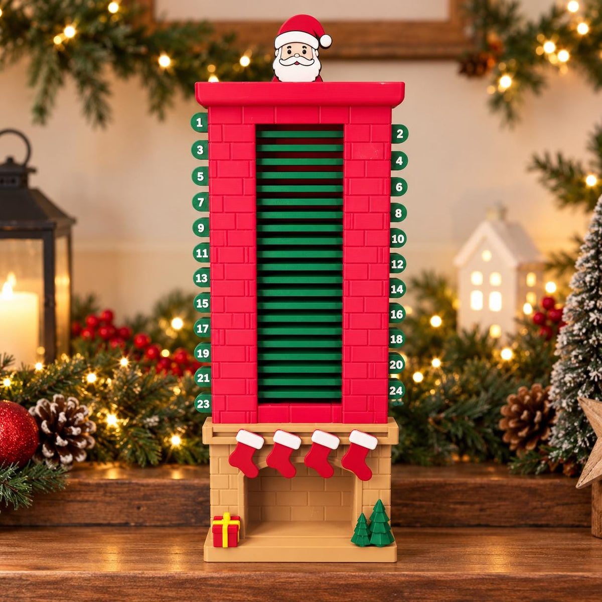 Santa Down the Chimney Advent Calendar – photo 3