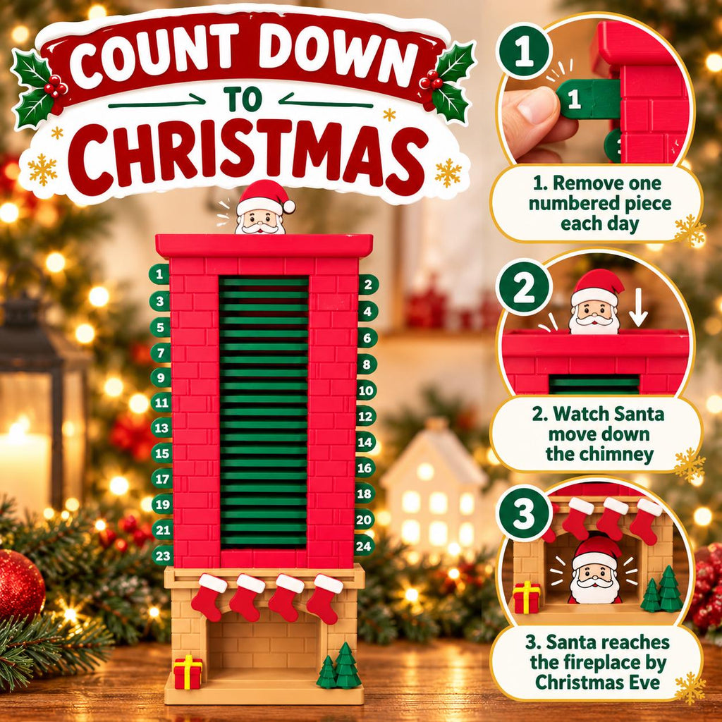 Santa Down the Chimney Advent Calendar