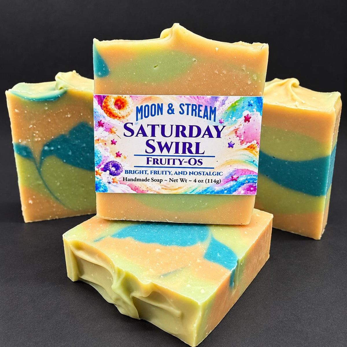 Saturday Swirl Fruity Cereal Soap — image 3