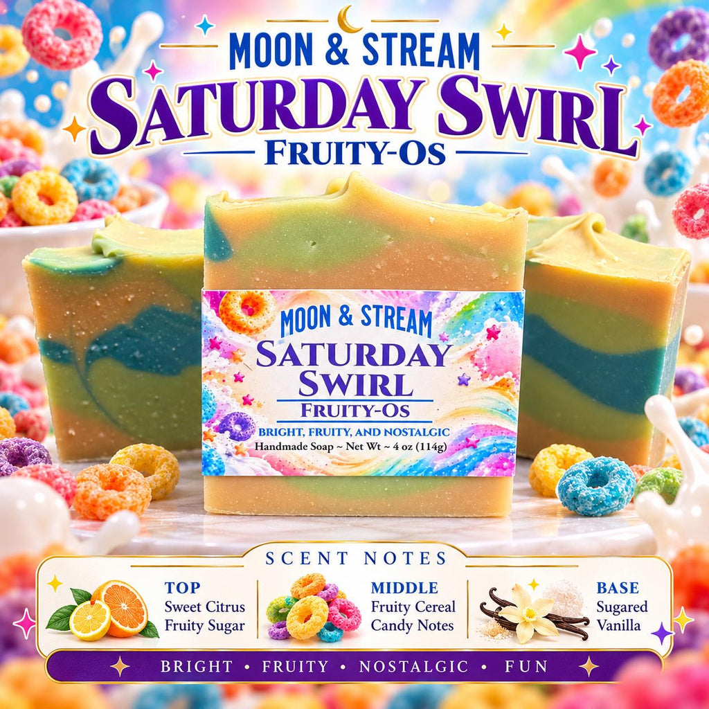 Saturday Swirl Fruity Cereal Soap — image 1